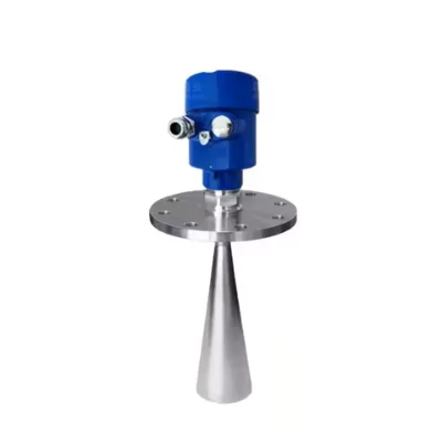 80GHz Radar Level Transmitter for Harsh Environments, IP67 Rated, High Precision, Measures Through Heavy Dust, 4-20mA