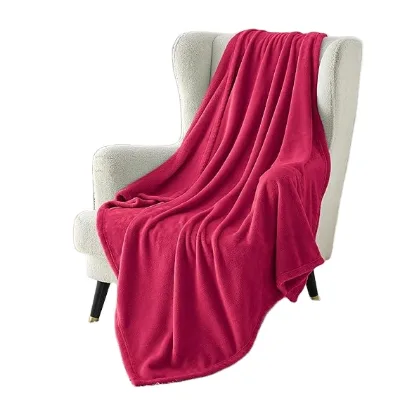 Fleece Throw Blanket Lilac Light Purple Lavender Violet Lightweight Blanket for Sofa, Couch, Bed,Camping,
