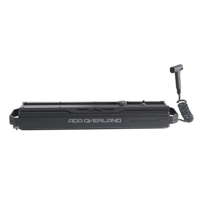 ADA OVERLAND 26L Portable Vehicle Roof Rack Water Tank, Pressurized Car Shower Tank with Nozzle for SUV Outdoor Camping