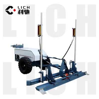 Factory Laser-controlled Two Wheel Concrete Vibrator Mini Laser Screed Leveling Machine