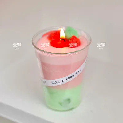 Limited Stock Trusted by Millions Worldwide Food Shaped Candles Soy Wax Scented Candles Detox & Recharge with Aromatherapy