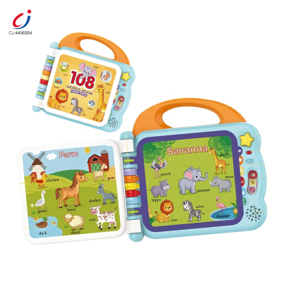 Chengji Learning Machines English 108 Words Audio Touch Montessori Toy Educational Learning English Sound Book E-book for Kids