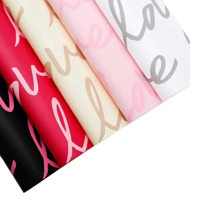 New Korean Dance butterfly Printing Cellophane Flowers Wrapping Paper Mirror Heart Paper Silver Love Paper