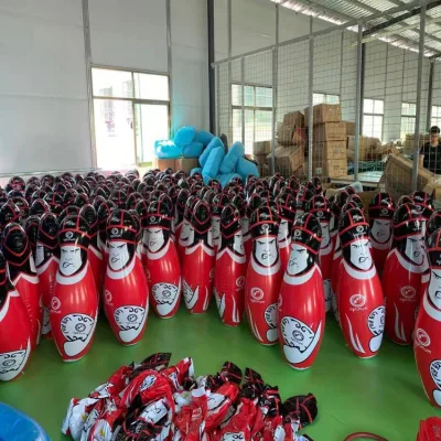 Inflatable Boxing Column - Blow-Up Punching Tumbler for Kids & Adults, Fun Bouncy Stand-Up Punch Bag for Training