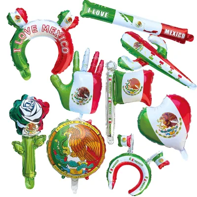 OEM Custom Any Country National Flag Foil Balloon Christmas Free Samples Factory Direct Wholesale Promotional Party Event