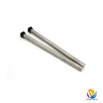 24mm * 600mm Magnesium Anode Rod M8 Galvanized Iron Core