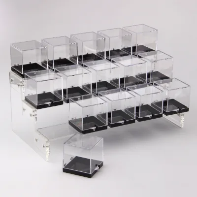 New Style 15-Box Acrylic Clear Modern Luxury Display Rack