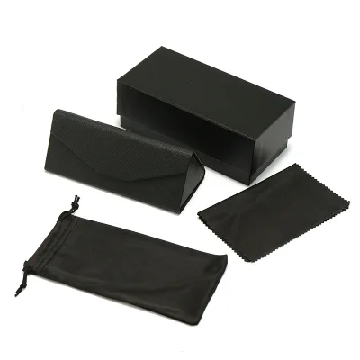 Custom Glasses Cases for Glasses Black Sunglasses Case and Box