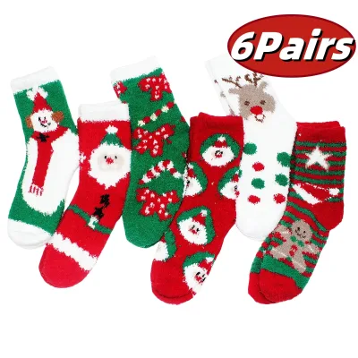 Christmas Fuzzy Socks