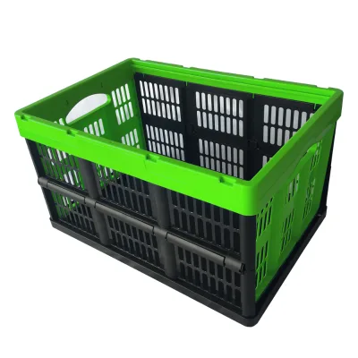 2026 Hot Sale Eco-Friendly 40L PP Plastic Stackable Storage Baskets for Household or Supermarket Use Vegetable Basket