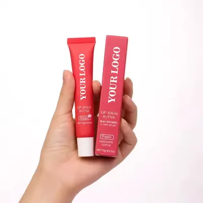 Natural Soft Nourishing Mineral Flavored Lip Balm for Female Plumping Custom Lip Gloss Private Label Lip Tint Packaging