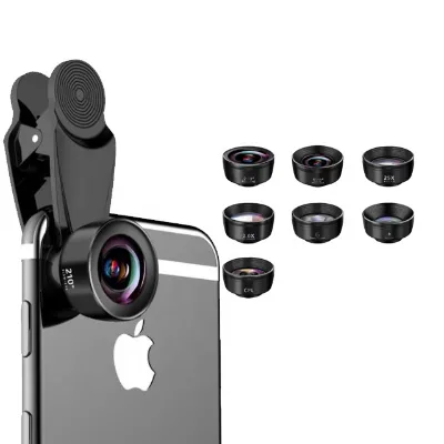 Hot Sale 7 in 1 Universal Mobile Phone Lens Kit