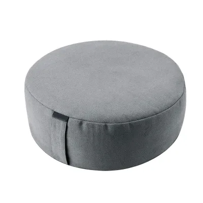 Yoga Buckwheat Meditation Cushion Anti Slip Custom Design Comfortable Soft Round Buckwheat Husk Filling