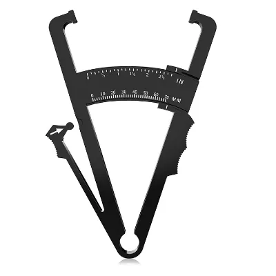 Loss Weight Body Fat Tester Mini Handhold Personal Skin-Fold Measure Tool Fitness Fat Caliper