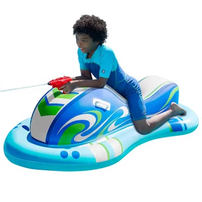 Customized Cross-Border Children's PVC Inflatable Jet Ski Pool Floats Kids with Custom Designs Samples Available