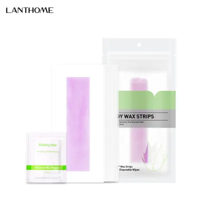 Factory Price Colored Organic Cold Wax Ready to Use Double Sided Private Label Wax Strip Paper Customized Logo for Hair Removal