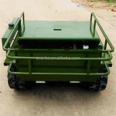 New Electric Tank Truck With Wireless Remote Control Heavy Object Shifter Rotating Straight for Manufacturing Plants and Farms