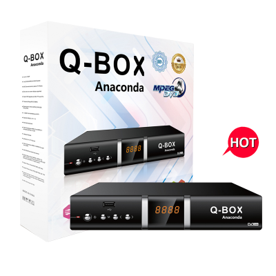 Q-BOX Anaconda New Types of Decoder with Specification Vga Dvb t Receiver DVD-S2 DECODER Digital Satellite TV Rece