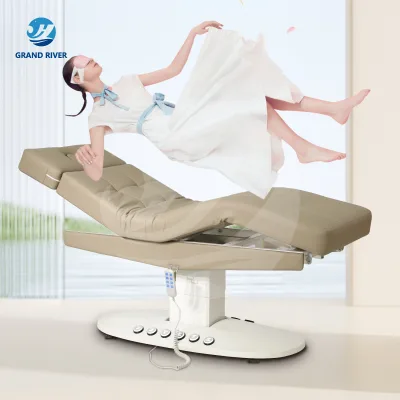 Modern Luxury Height Adjustable Massage Tables 4 Motors Electric Beauty Salon Facial Spa Bed Cosmetic Beds for Lash