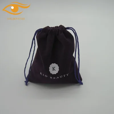 Velvet Drawstring Bag Pocket High-Grade Velvet Storage Bag Printed Logo