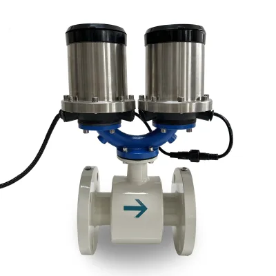 China Factory Water Level Sensor Magnetic Flow Meter Electromagnetic for Measuring Mortar