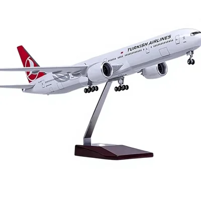 1/157 47CM 777 B777 Aircraft China Air Model Collector's Showcase Gift Enthusiasts Hobby Playgame Kit(Without Light)