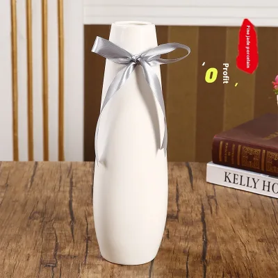 Creative Modern Ceramic Vase for Home Decor Luxury Porcelain Tabletop Wedding Gifts Wholesale Crafts Soiltoware Under Glazed