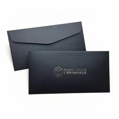 Black Ivory Orange Pearl Shiny High End Wedding Invitation Envelope Heart Closure