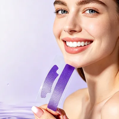 Hot-selling Online TikTok OEM Private Label Protect Teeth PAP Purple Teeth Whitening Strips