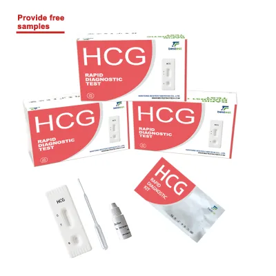 Rapid test Hcg logo OEM Package with Private Label Pregnancy test Pregnancy Urine test Kit