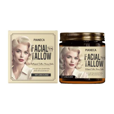 OEM Wholesale Grass-fed Tallow Honey Cream Moisturizing Skin Care Lotion for Dry Body with Honey Butter Ingredients