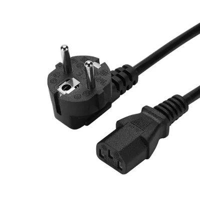 1.2m AC Power Extension Cord Schuko EU Plug IEC C13 Power Supply Cable for Projector PC Computer Monitor Printer Mobile Phone
