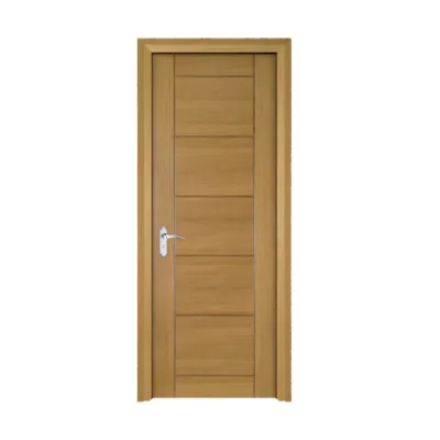 Manufacturer American Modern Design Wood Partition Entry Front Door Bedroom Interior Waterproof Wooden Door