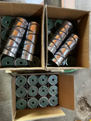 New Spinning Machinery Textile Machine Parts Loom Accessories Aluminum Alloy Grooved Rewinder Bottom Drum Cone Winder Bobbin