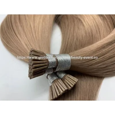 I Tip Extension Wholesale Double Drawn 100% Remy Hair I tip Hair Extension Blonde Virgin I Tip Hair Extensions Human Hair