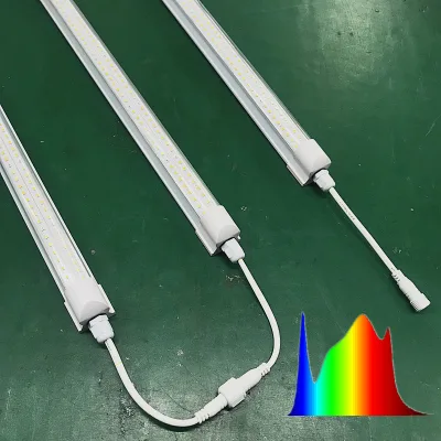 7Magic Vertical Farming Equipments Vertical Crab Farming System LED Grow Light Bar Tube 4ft 40W Full Spectrum
