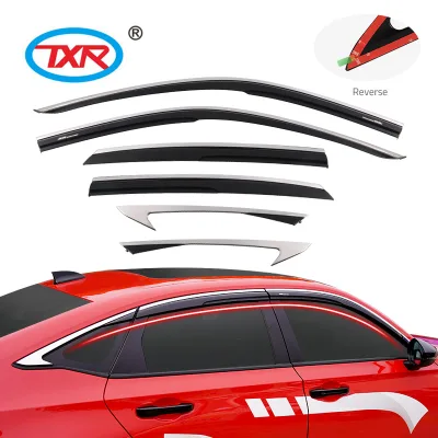 OEM Selling Best Weather Shield Car Sun Visor Window Shield Side Window Visors Deflectors for Honda Civic