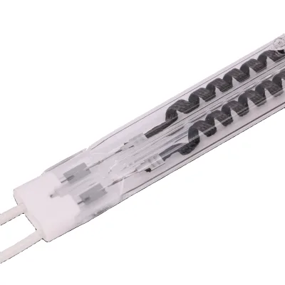 Carbon Fiber Twin Tube Infrared Lamp Carbon Fiber Quartz Tube Mid-Wave Infrared Emitters