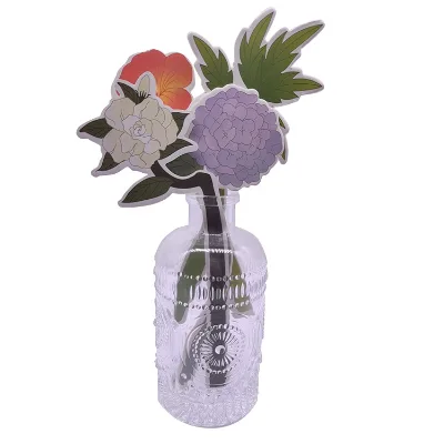Nordic Niche Ins Style Fragrance Flower Card Perfume Card Paper Art Plant Paper Flower