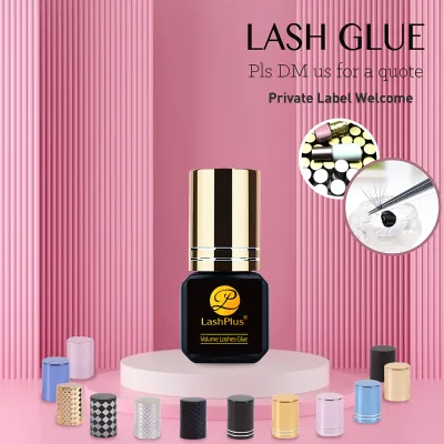 Wholesale Private Label Customized Package 0.5 Sec Super Fast Drying Ultra Bond 5ml 10ml Lash Adhesive