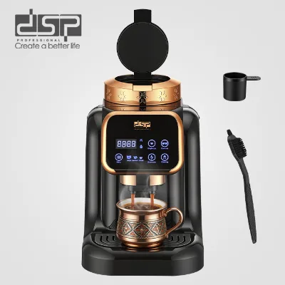 DSP700WElectric Turkish Coffee Maker Machine KA3185 1.0L Automatic Self-Cleaning LED Display Single & Double Cup Home Commercial