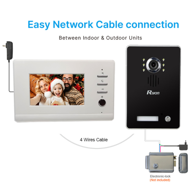 New Design Video Doorbell with 4.3inch Screen HD Camera Video Door Phone