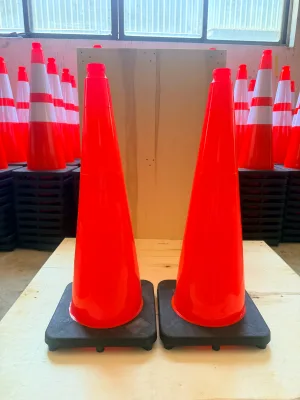 High Quality Starndards Reflective Safety Traffic Cone Sleeves