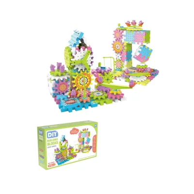 Cherry Blossom Rainbow 172 Piece Magnetic Puzzle for Kids Building Blocks