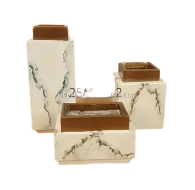Frp Table Top Vase Cooncise Resin Decoration Flower Receptacle Ornament