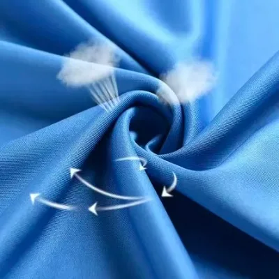 Dry Fit 100% Polyester Interlock Rib Fabric White Recycled Polyester Quick Dry Fabric Telas for Sublimation Custom Textile