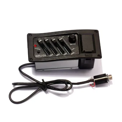 4 Bands 7545R EQ Equalizer Guitar Pickup for Acoustic Guitar