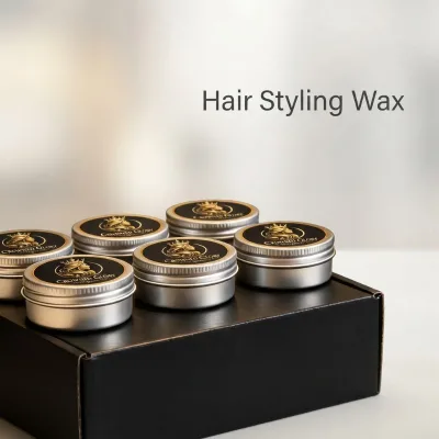 Unisex Vegan Hair Styling Wax Strong Hold Pomade for All Hair Types Frizzy & Curly Hair-Factory Price OEM Private Label