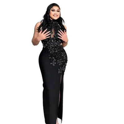 2026 African Women Slim Dress Women's Elegant Party Dress Wedding Dress for Women