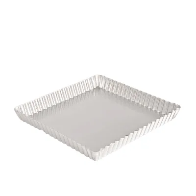 BAKEST Non Stick Custom Pizza Pan Chrysanthemum-shaped Pie Pan Baking Aluminum Pie Pan with Removable or Fixed Bottom
